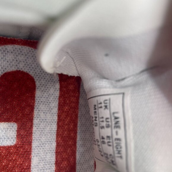 NEW Lane - Eight Men's White The Relay Trainer M RT2101 Sneakers Size 11.5 NIB - Picture 10 of 11